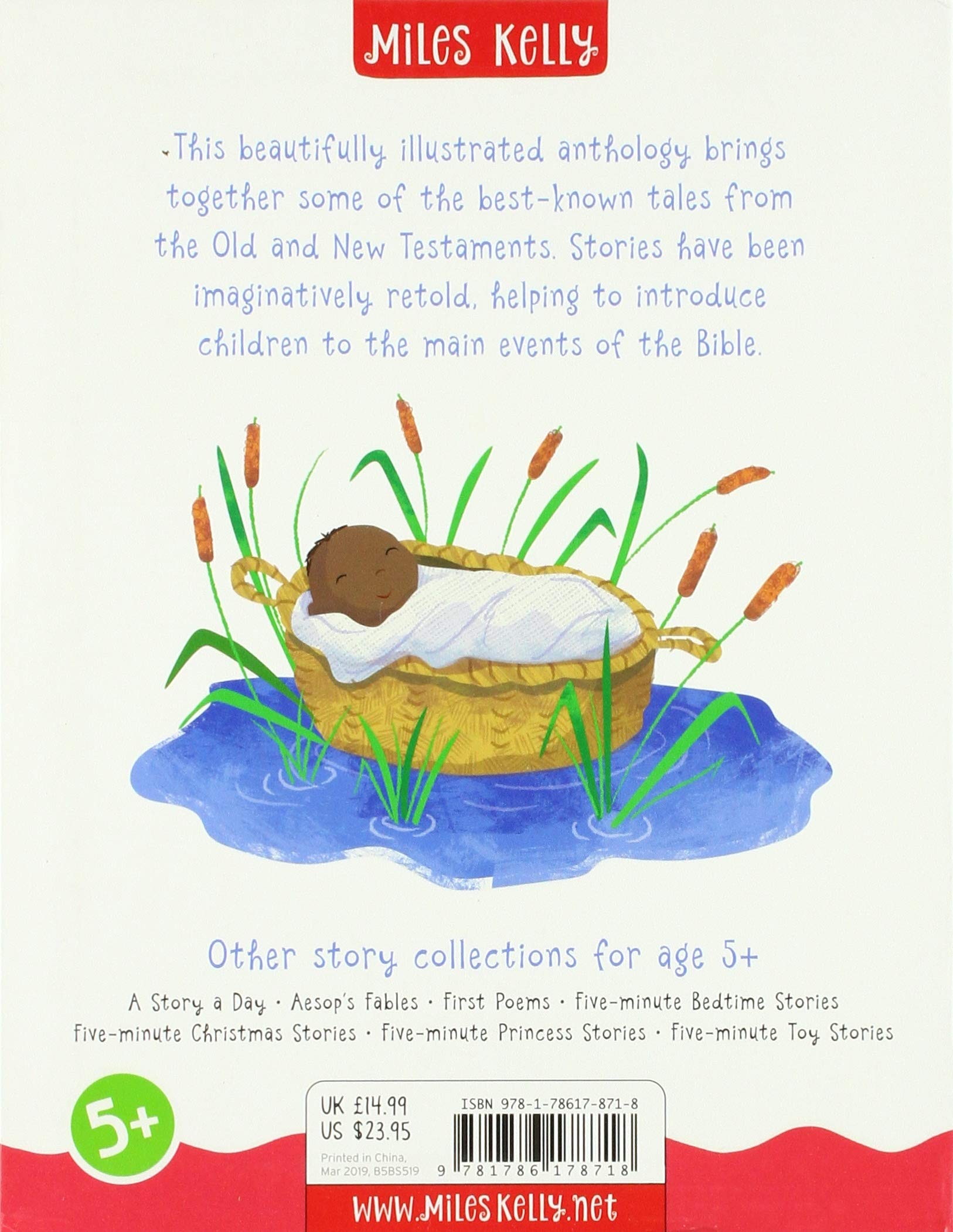 5-Minute Bible Stories for Kids - Short Inspirational Bedtime Stories for Children - Perfect for Family Devotions & Sunday School Lessons