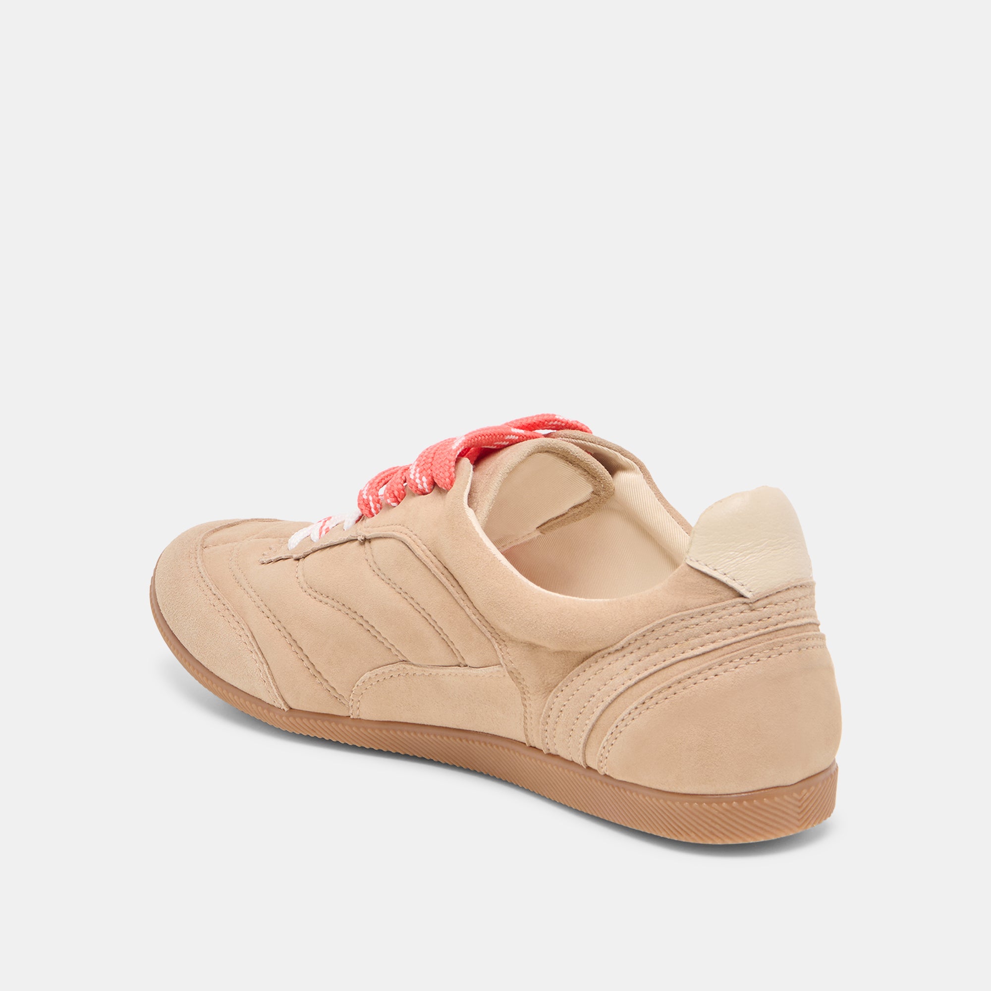 LAINI Camel Suede Sneakers - Comfortable & Stylish Women's Casual Shoes for Walking, Running & Everyday Wear