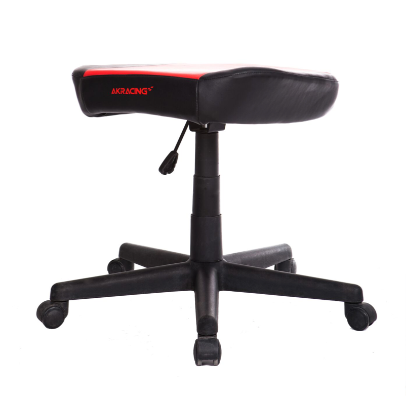 AK Racing Footrest - Adjustable Ergonomic Gaming Footrest with Non-Slip Base, Red - Perfect for Office Chairs, Gaming Setups & Home Workstations