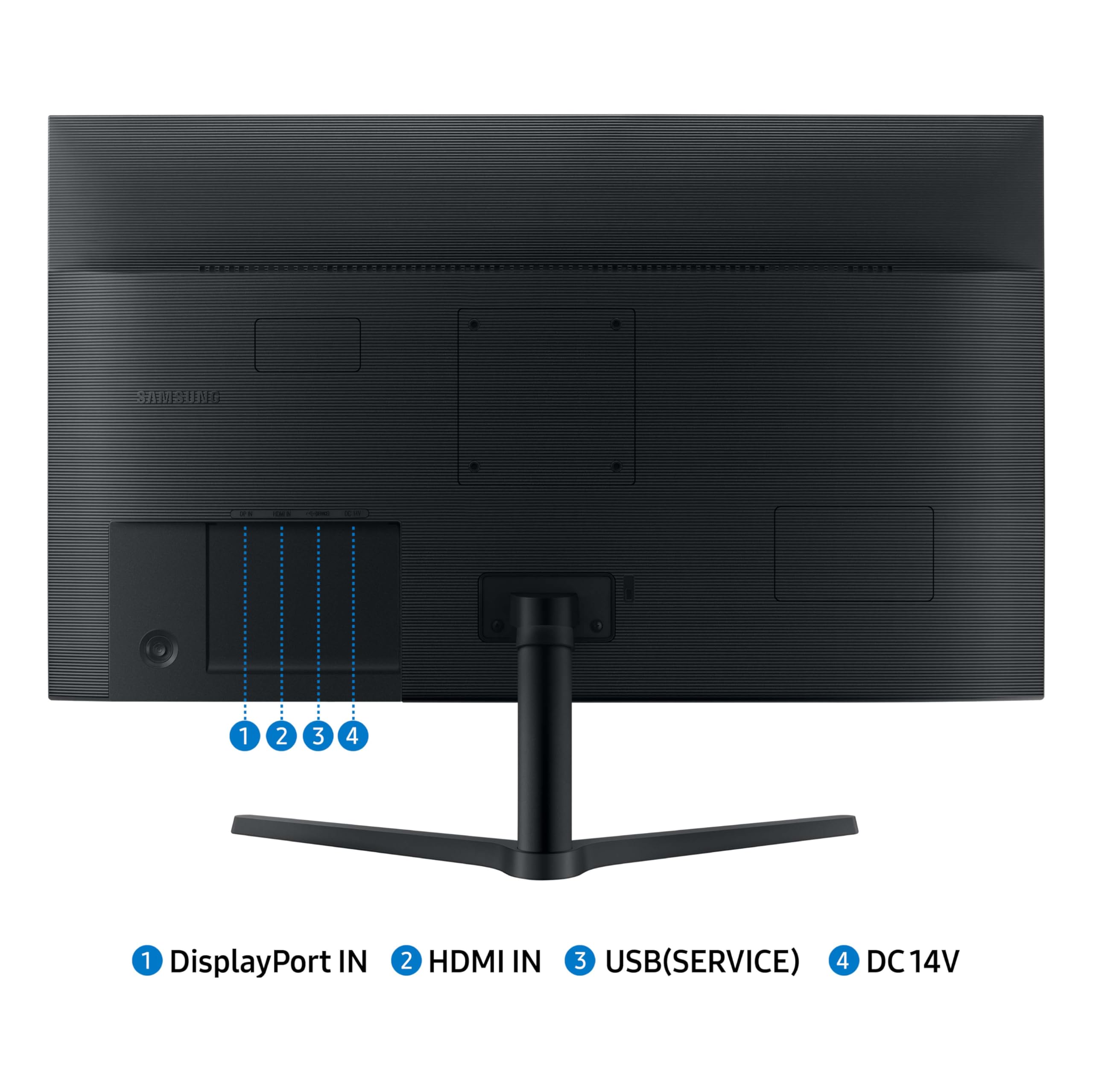 Samsung 32-Inch Flat Computer Monitor - 75Hz, Borderless Display, AMD FreeSync, Game Mode, Eye Care, HDMI & DisplayPort (LS32B304NWNXGO, 2024) - Perfect for Gaming, Office Work & Home Entertainment