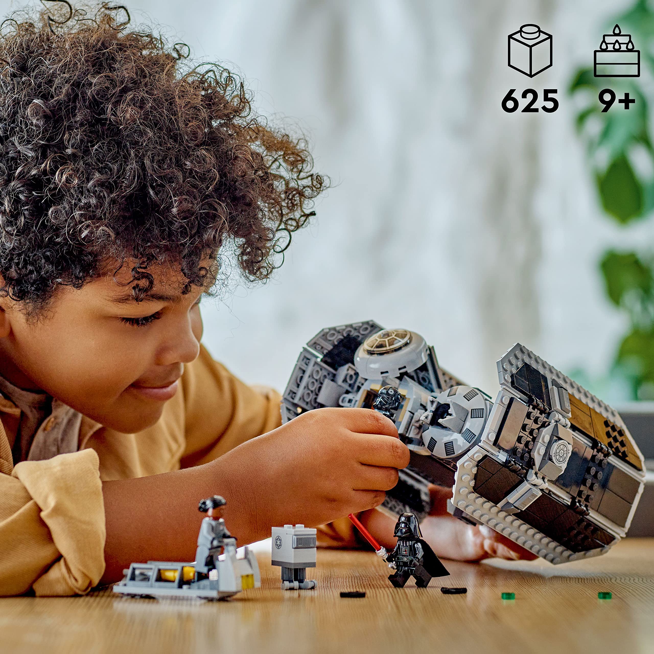 LEGO Star Wars TIE Bomber 75347 Building Kit - Collectible Star Wars Toy with Gonk Droid & Darth Vader Minifigure - Perfect Gift for 9 Year Olds - Build & Display for Star Wars Fans & Collectors