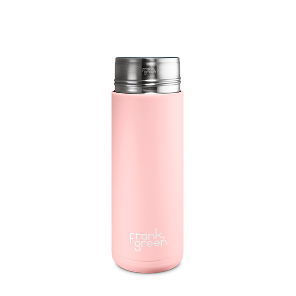 Eco-Friendly Ceramic Reusable Water Bottle - 20oz (595ml) Insulated Travel Mug for Hot & Cold Drinks - Perfect for Office, Gym, Hiking and Outdoor Activities