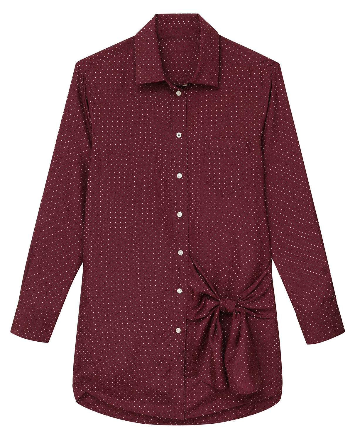 Elegant Silk Wrap Tie Shirt Dress for Women - Flattering Summer Midi Dress for Office, Date Night & Special Occasions
