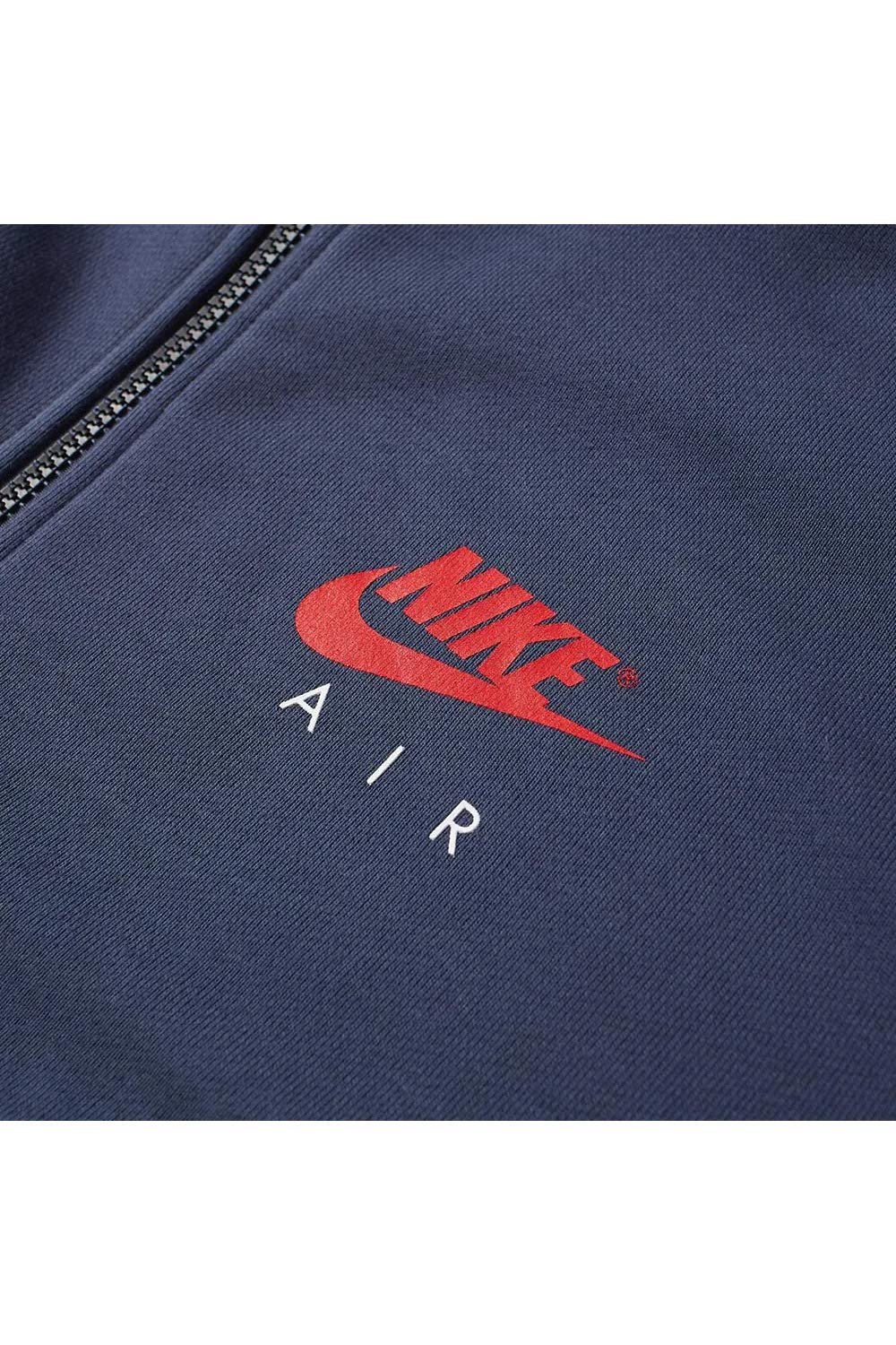 Nike AIR Hooded Tracksuit Top - Navy Blue Men's Athletic Jacket | Lightweight Running & Gym Workout Top for Training & Casual Wear