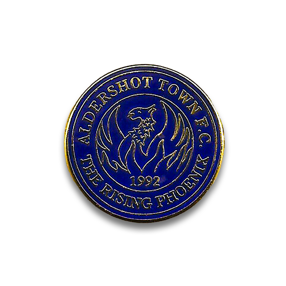 Vintage Aldershot Town FC Enamel Pin Badge - Collectible Football Club Memorabilia for Fans & Supporters | Perfect for Jackets, Hats, Bags & Display Cases