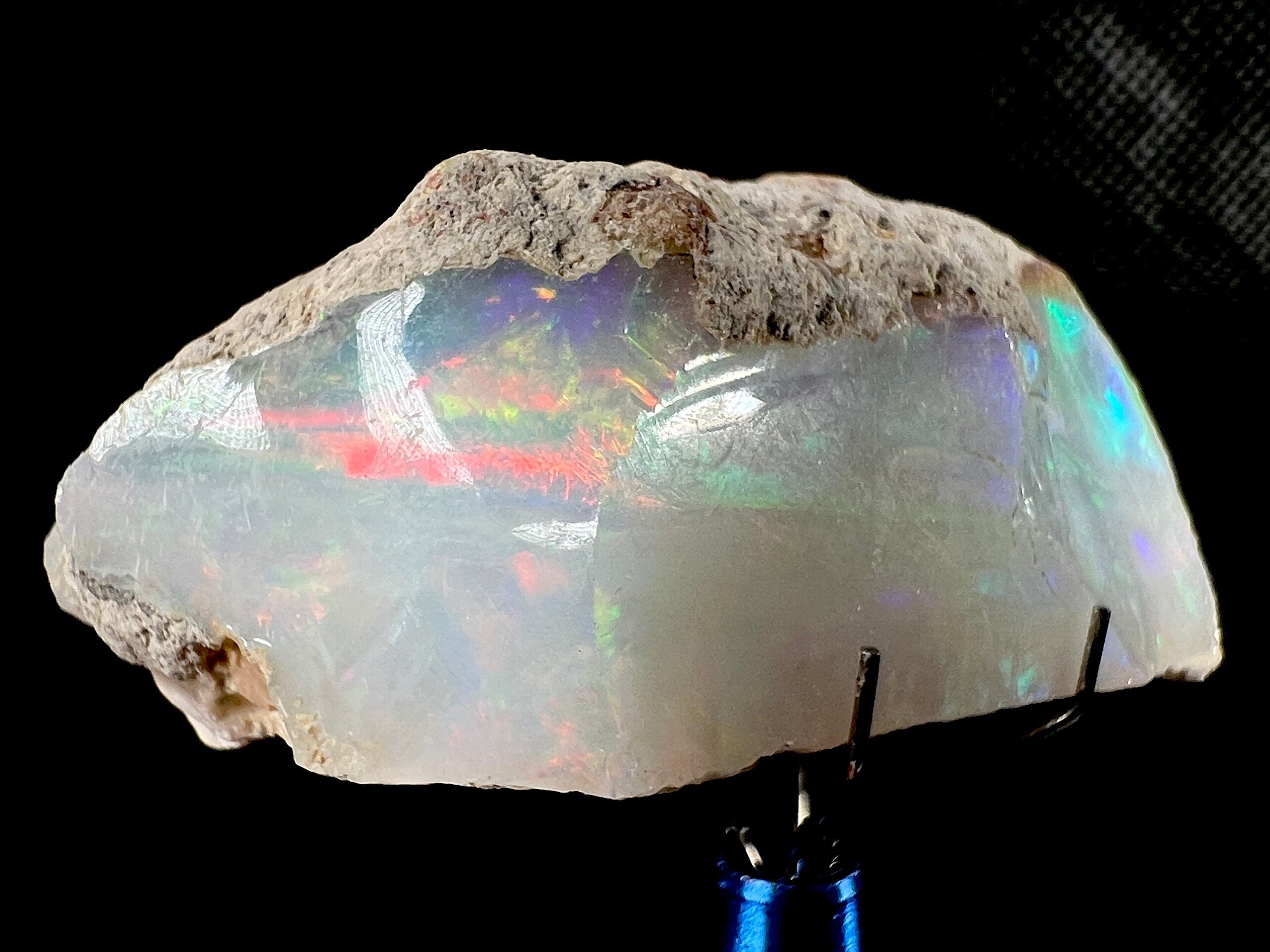Premium 4A+ Welo Opal Raw Crystal - Natural Cutting Grade Opal Gemstone, October Birthstone for Jewelry Making & Healing Crystals (50649) | Perfect for Handmade Rings, Necklaces & Spiritual Healing