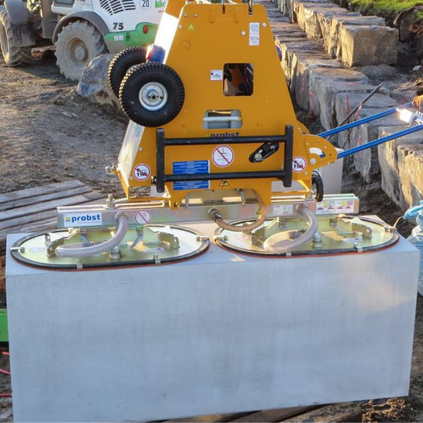 Probst TRA 3500 Dual Suction Plate Spreader Bar for SH 3500 B Lifting Device - Heavy Duty Industrial Lifting Equipment for Construction and Material Handling