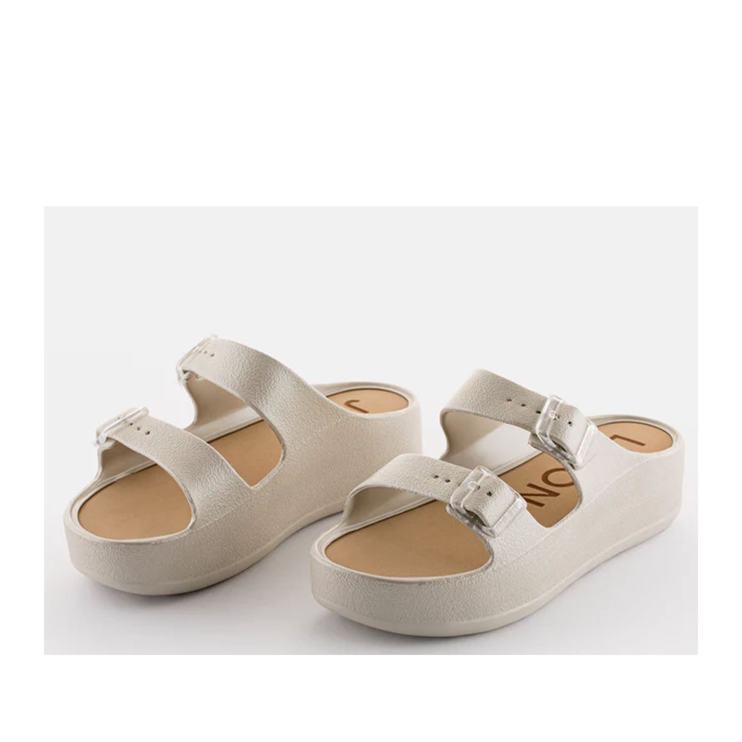 Lemon Jelly Women's Fenix Comfortable Slip-On Shoes in Warm Grey - Perfect for Casual Wear, Beach Outings & Summer Fashion
