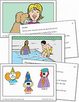 Auditory Processing Cards for Speech Therapy - Improve Listening Skills & Language Development for Kids - Perfect for Classroom & Home Learning Activities