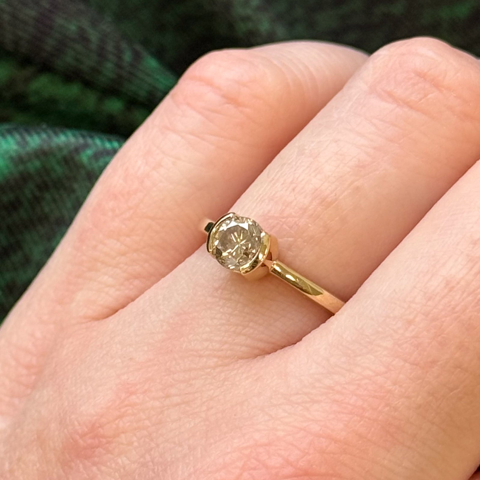 100 Ways Semi Bezel Diamond Ring | 0.57ct & 0.62ct | Size 6.75 | Elegant Wedding Band, Anniversary Gift, or Everyday Luxury Jewelry