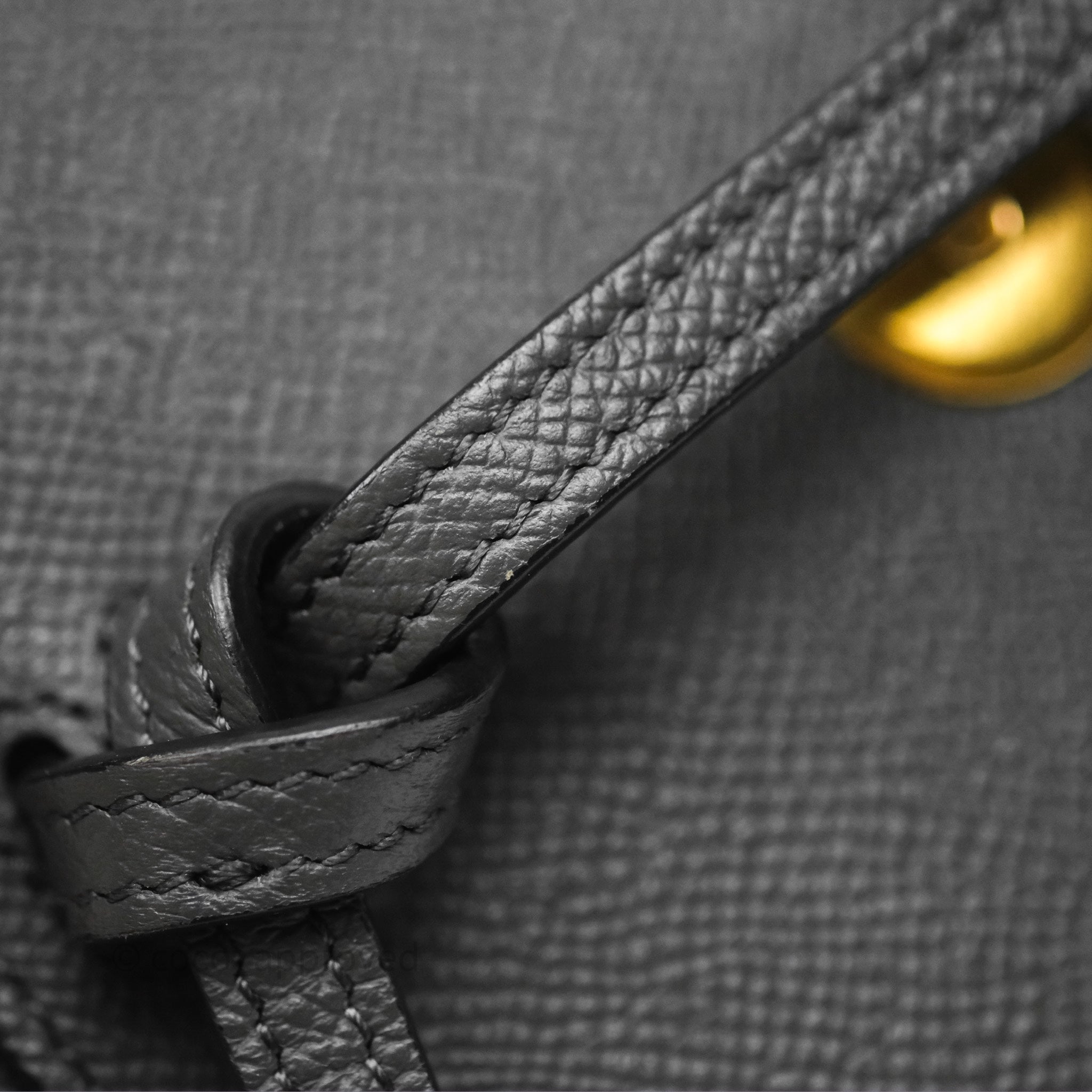 Celine Pico Belt Bag in Grey Grained Calfskin with Gold Hardware - Luxury Crossbody Bag for Women, Perfect for Everyday Use & Special Occasions