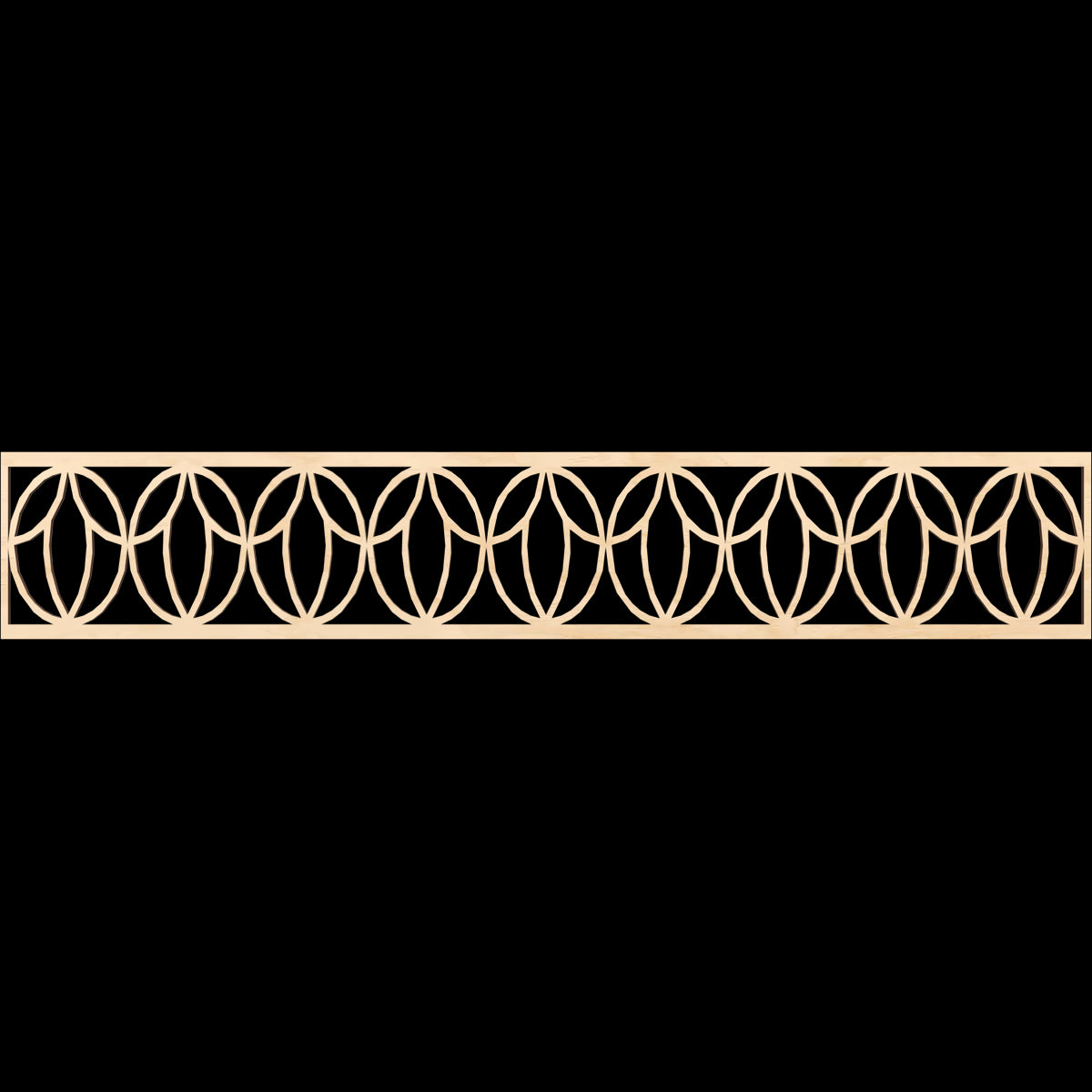 Shoshoni Fretwork Moulding - Handcrafted Wooden Wall Decor for Home & Office - Perfect for Living Room, Bedroom, and Office Decorations
