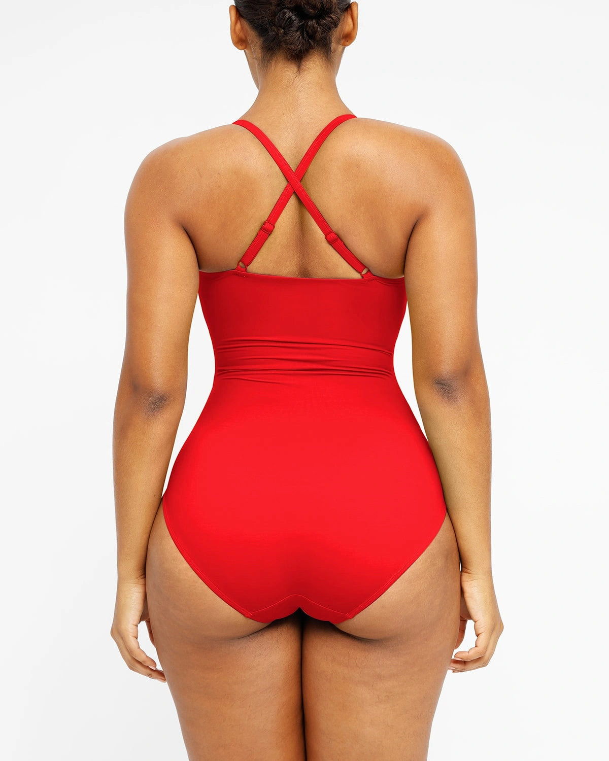 Smart Sculpt U Ring Cut Out Shaping Swimsuit - Sexy High Waist Tummy Control Bathing Suit for Women - Perfect for Beach, Pool, and Vacation