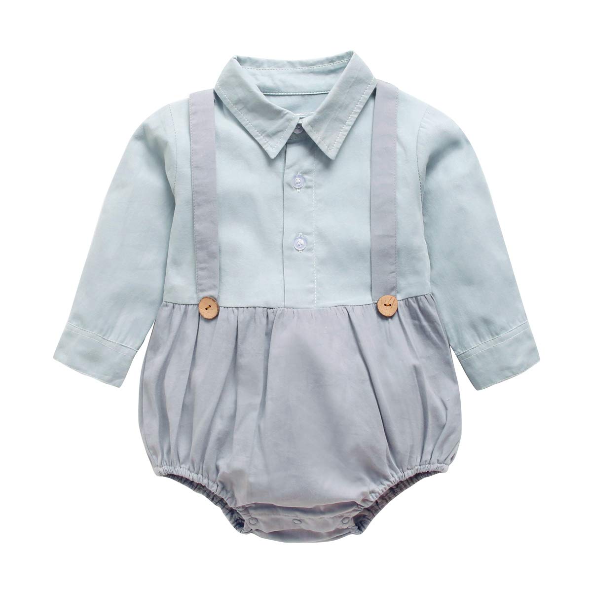 Sanlutoz Cotton Baby Boy Bodysuits - Soft Long Sleeve Onesies for Newborns & Infants | Comfortable Casual Outfits for Daily Wear, Playtime & Photo Shoots