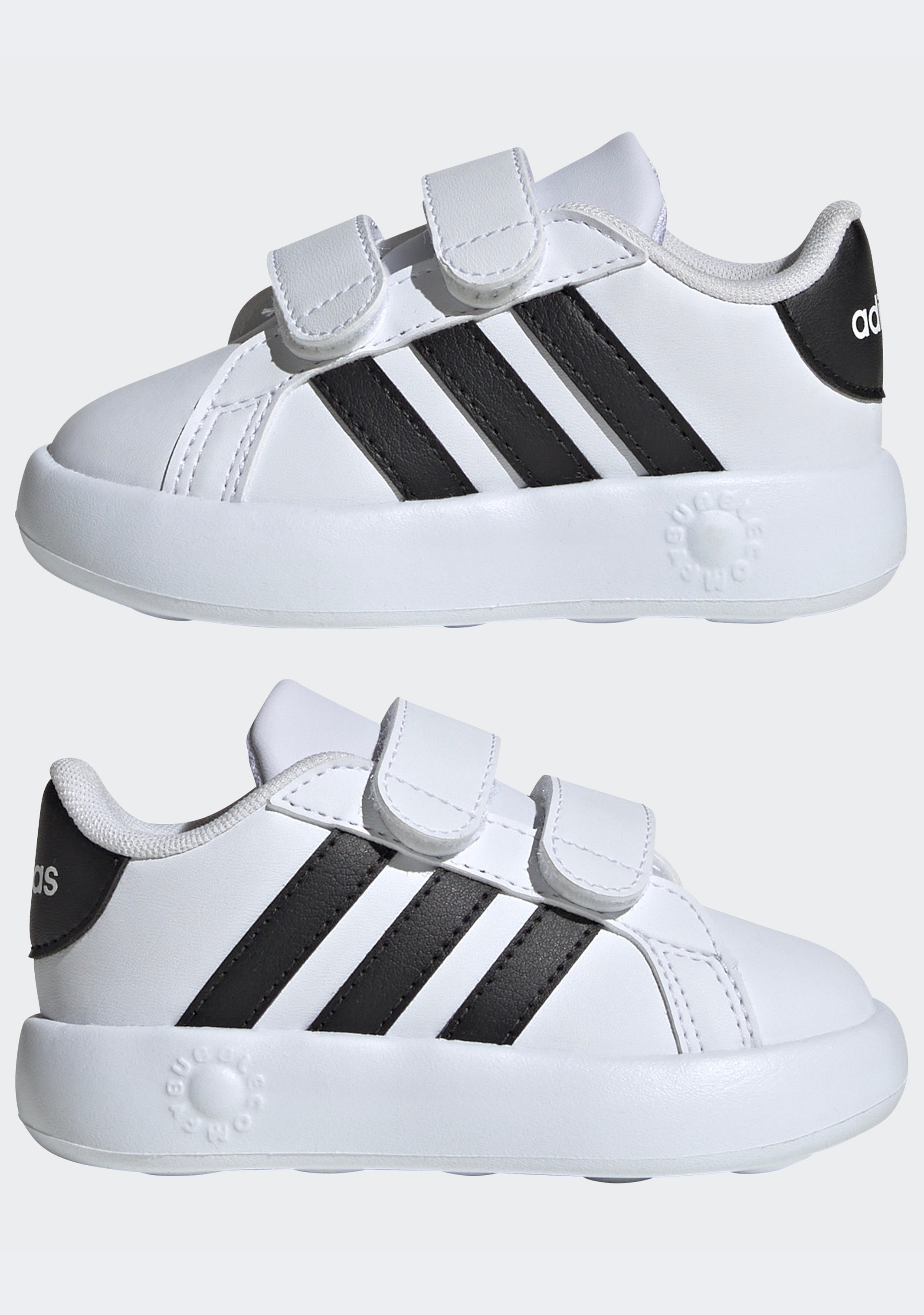 Adidas Infants Grand Court 2.0 Sneakers - Comfortable Baby Shoes for Boys & Girls - Perfect for Walking, Playtime & Everyday Wear