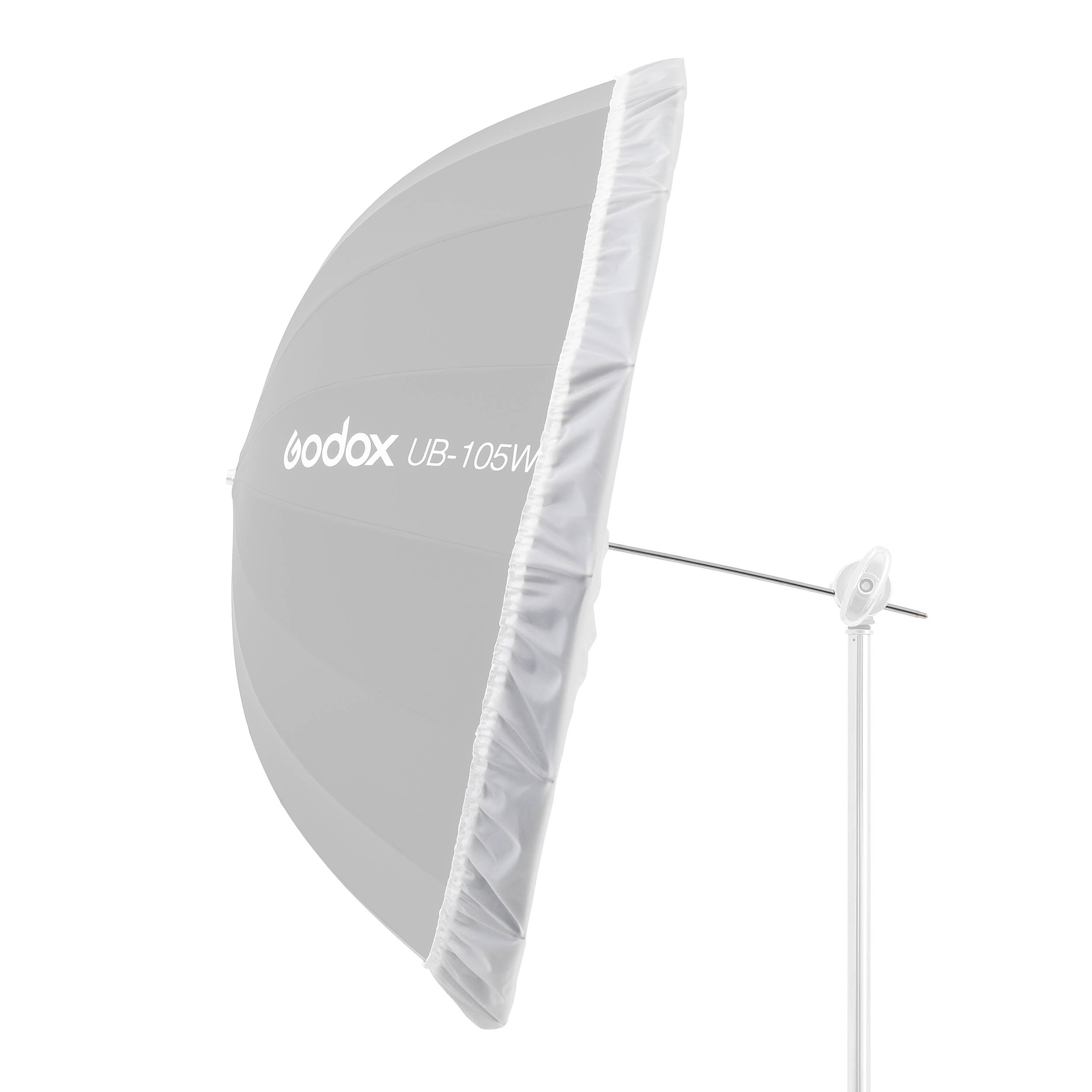 Godox UB 105W White Parabolic Umbrella Diffuser DPU 105T - Soft Light Modifier for Photography, Studio Lighting, and Portrait Shoots