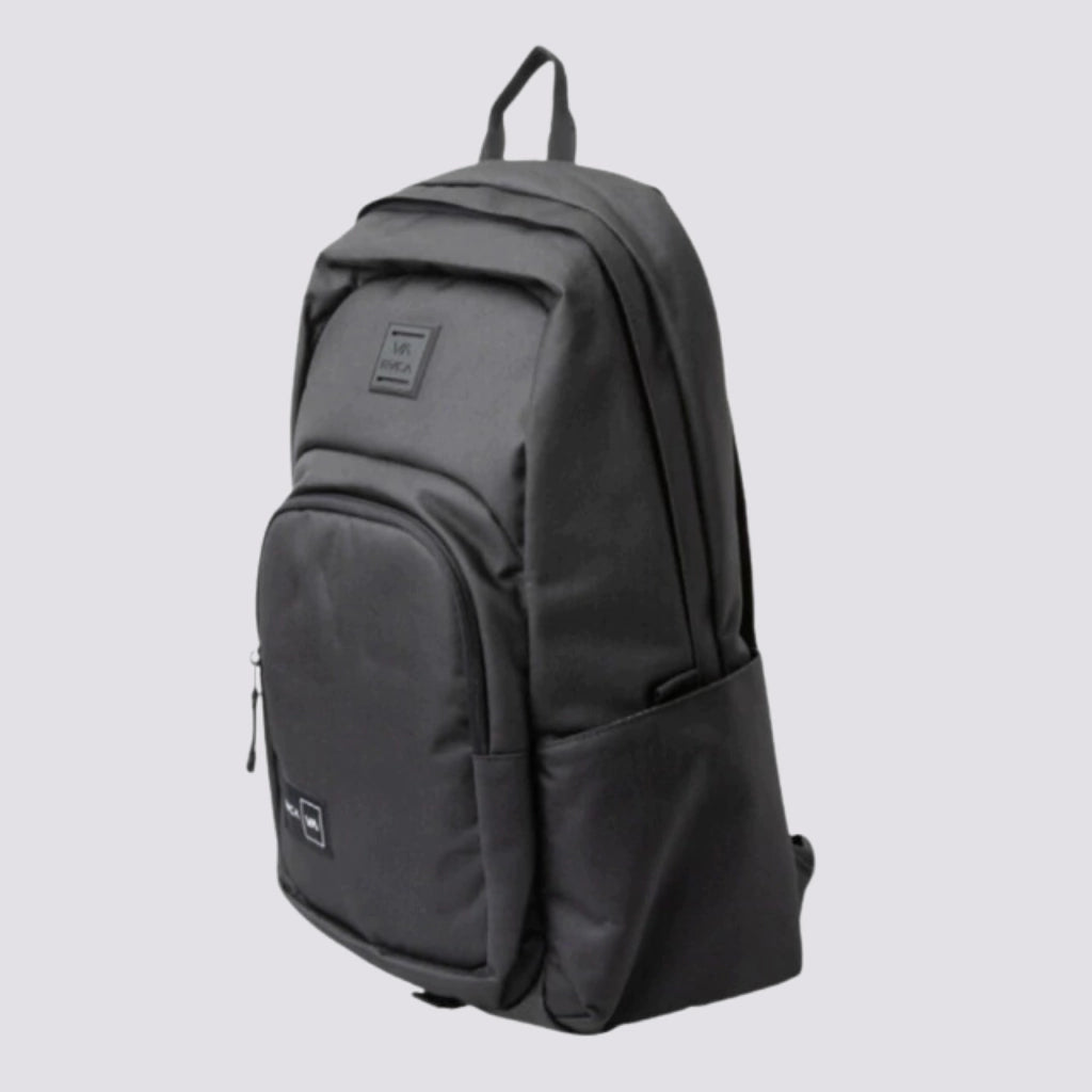 RVCA Estate Pack IV 28L Backpack - Durable & Stylish Black Daypack for Men & Women - Perfect for Hiking, Travel, School & Work Commute