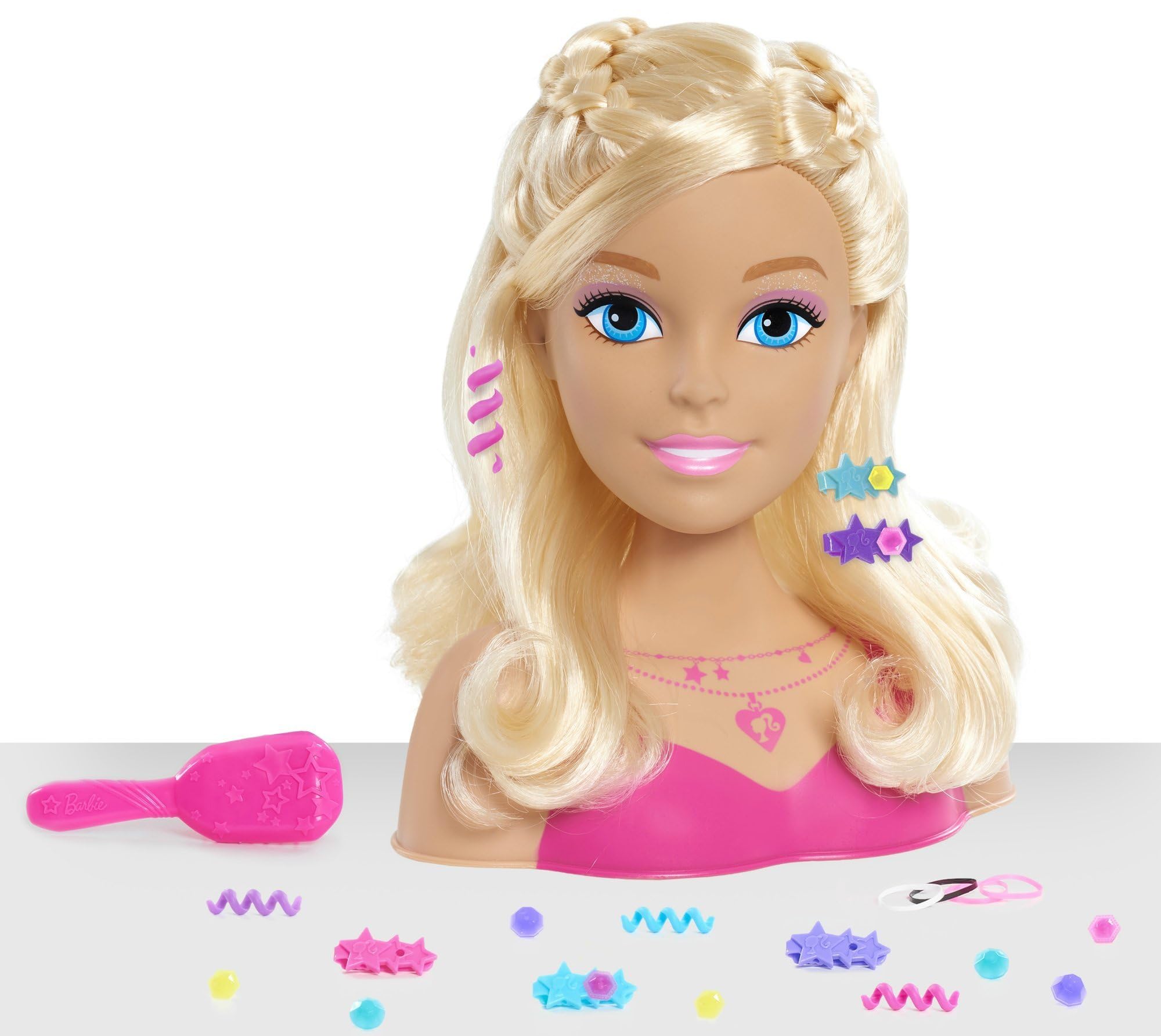 Barbie Small Styling Head - Blonde Hair Doll for Kids | Perfect for Hairstyling Practice & Pretend Play | Great Gift for Birthday & Christmas