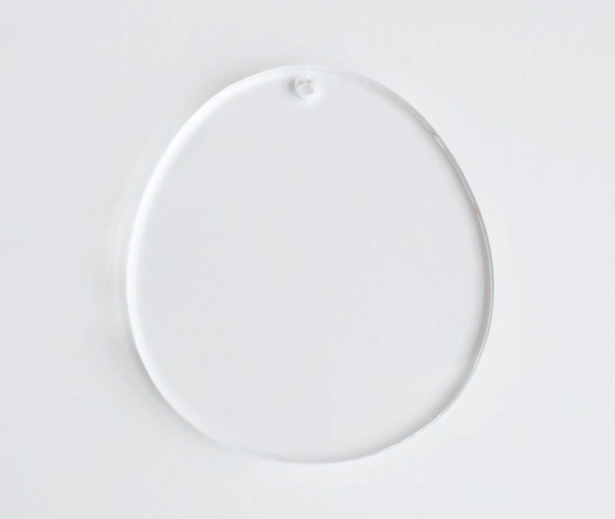 Blank Clear Acrylic Easter Egg Keychains - Laser Cut DIY Gift Tags (3.0