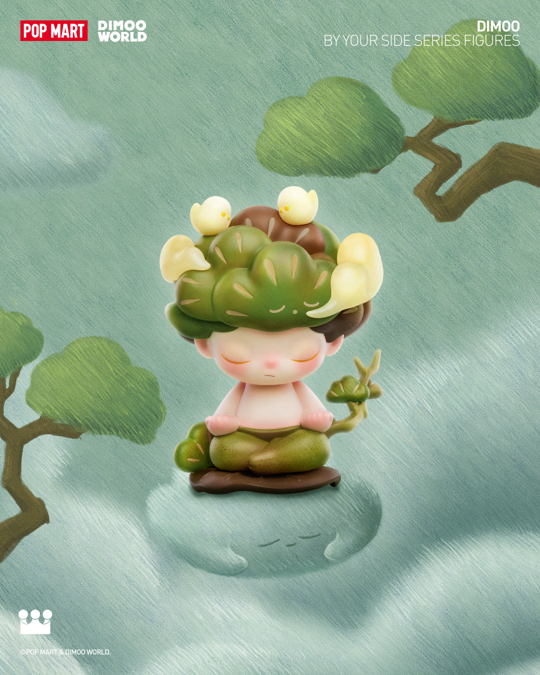 POP MART DIMOO By Your Side Series Collectible Figures - Cute Blind Box Toys for Home Decor, Office Display & Gift Giving
