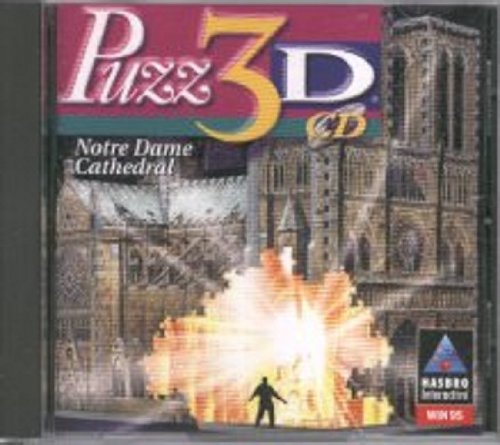 Puzz-3D Notre Dame Cathedral CD-ROM Game - Hybrid PC/Mac Puzzle Adventure for Home Entertainment & Educational Fun