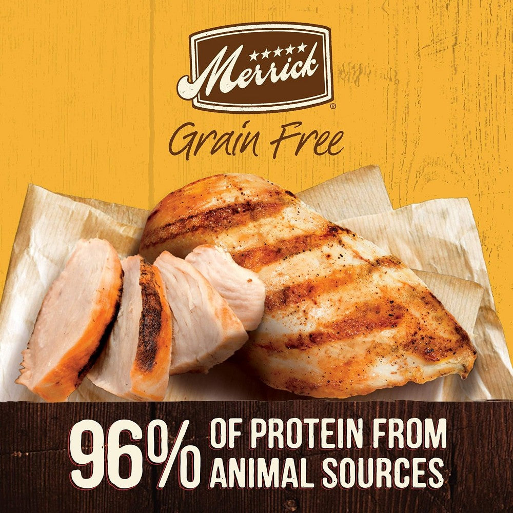 96% Grain Free Real Chicken Dinner for Adult Dogs - High Protein Dry Dog Food for Healthy Skin & Coat - Perfect for Active Dogs & Weight Management