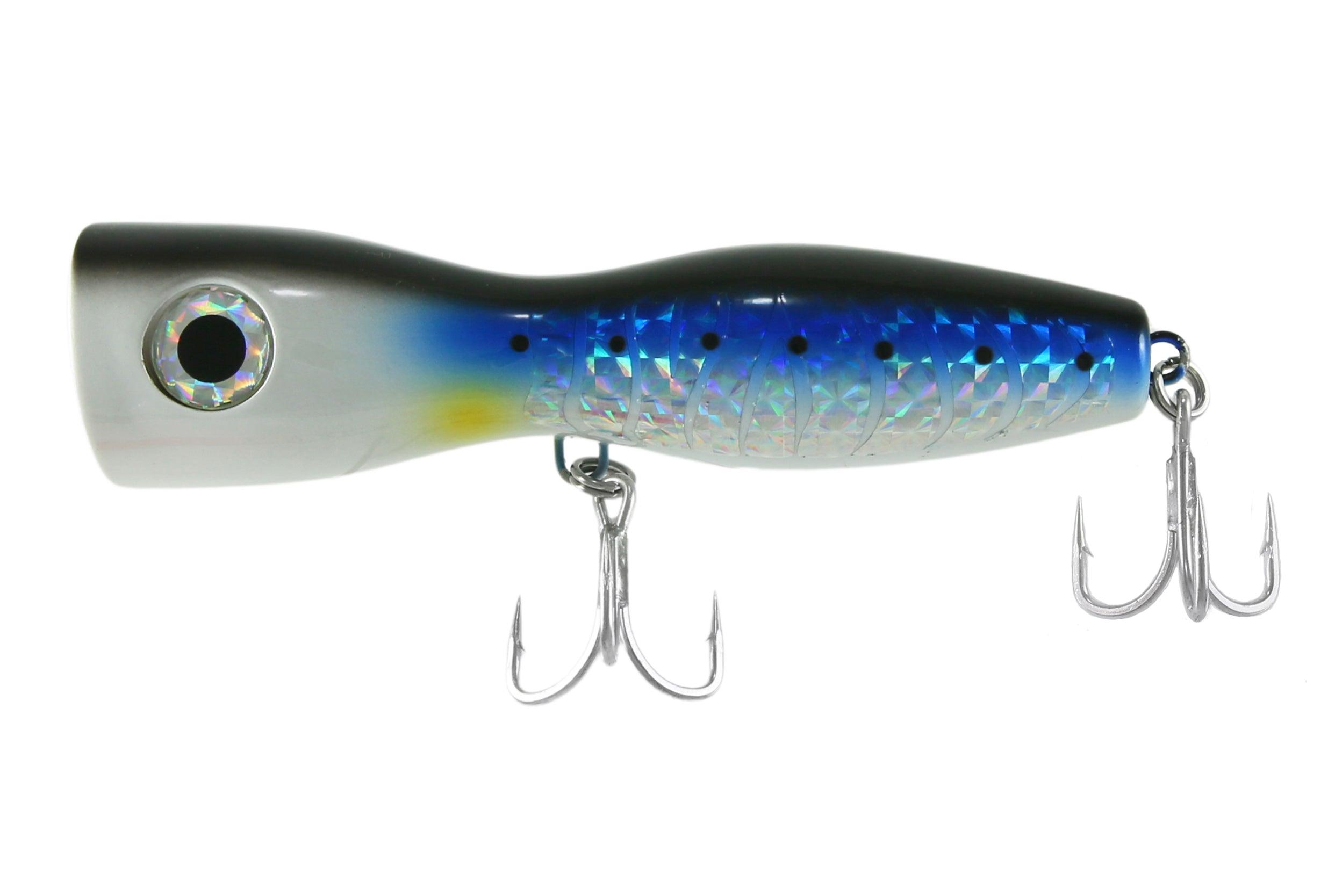Jigging World Wadani Poppers - Topwater Fishing Lures for Saltwater & Freshwater - Best for Bass, Stripers & Bluefish - Perfect for Kayak, Shore & Boat Fishing