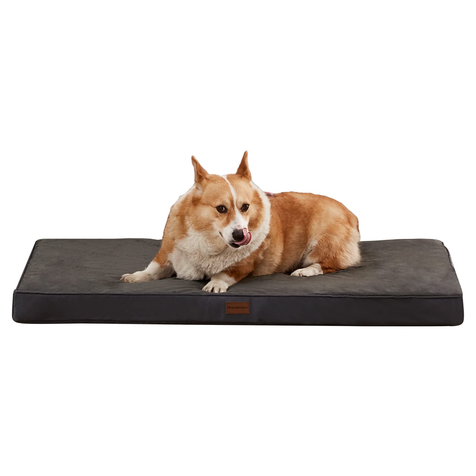 Orthopedic Foam Dog Bed for Small, Medium, Large & XL Dogs - Plush Sherpa Fleece & Flannel Fabric - Comfortable Pet Bed for Arthritis, Joint Pain Relief - Perfect for Living Room, Bedroom or Crate Use