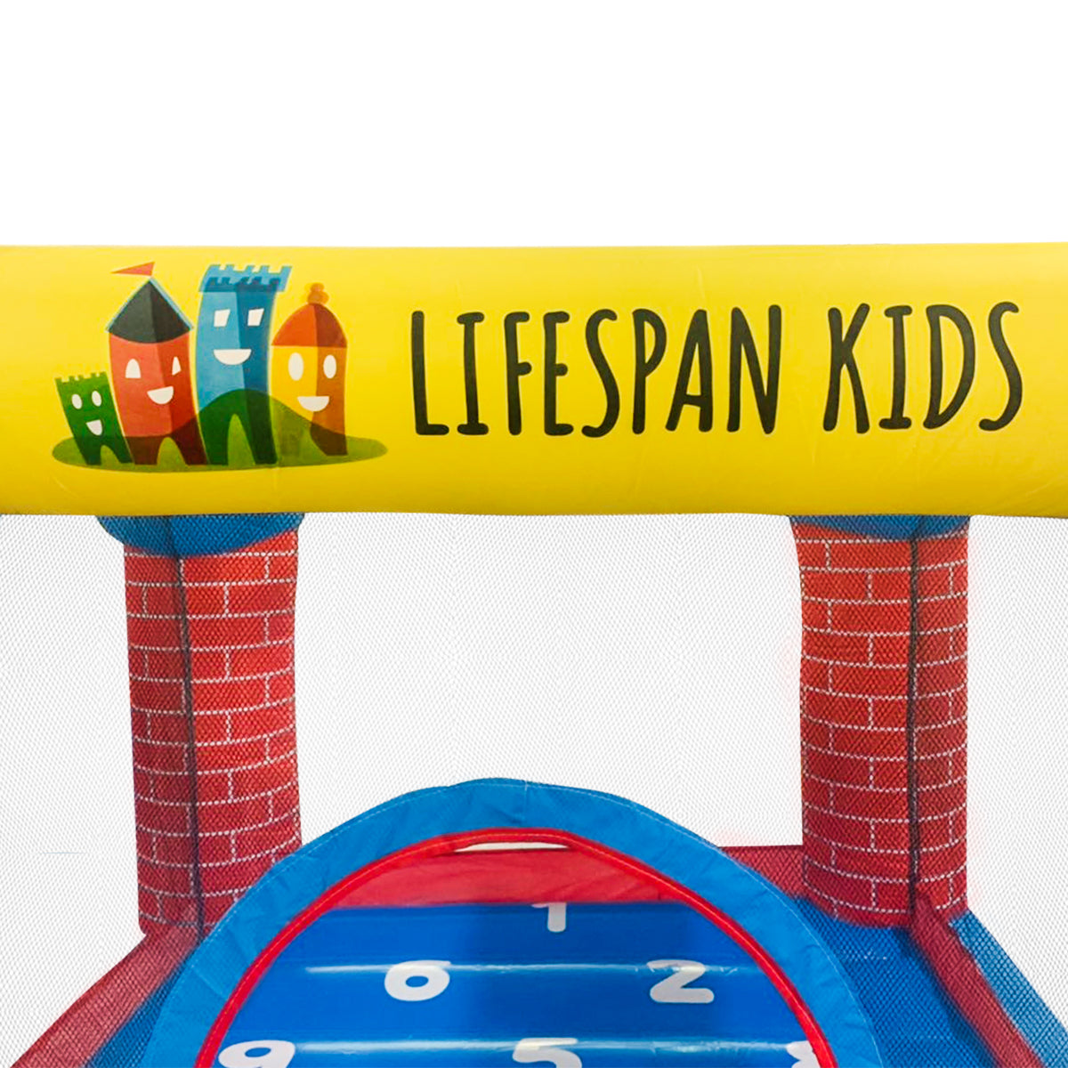 Bouncefort Mini Inflatable Castle for Kids - Portable Bouncy House with Air Pump - Perfect for Indoor/Outdoor Birthday Parties, Backyard Play & Family Gatherings