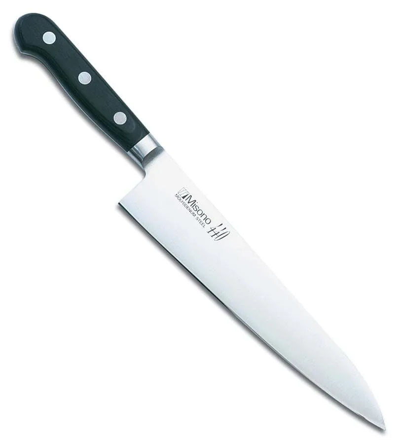 Premium Misono 440 Stainless Steel Chef Knife - 8 Inch Japanese Kitchen Knife for Professional Chefs & Home Cooking - Perfect for Slicing, Dicing & Chopping Vegetables, Meat & Fish