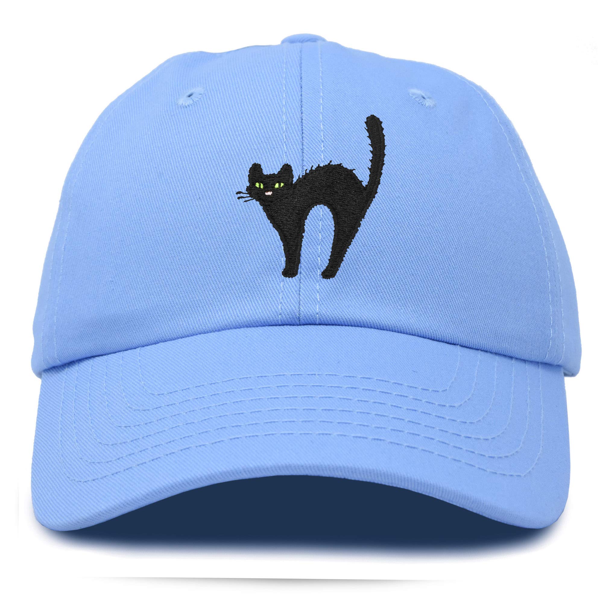 Black Cat Baseball Cap for Women - Cute Halloween Hat with Ears - Perfect for Costume Parties, Trick or Treating & Spooky Outfits