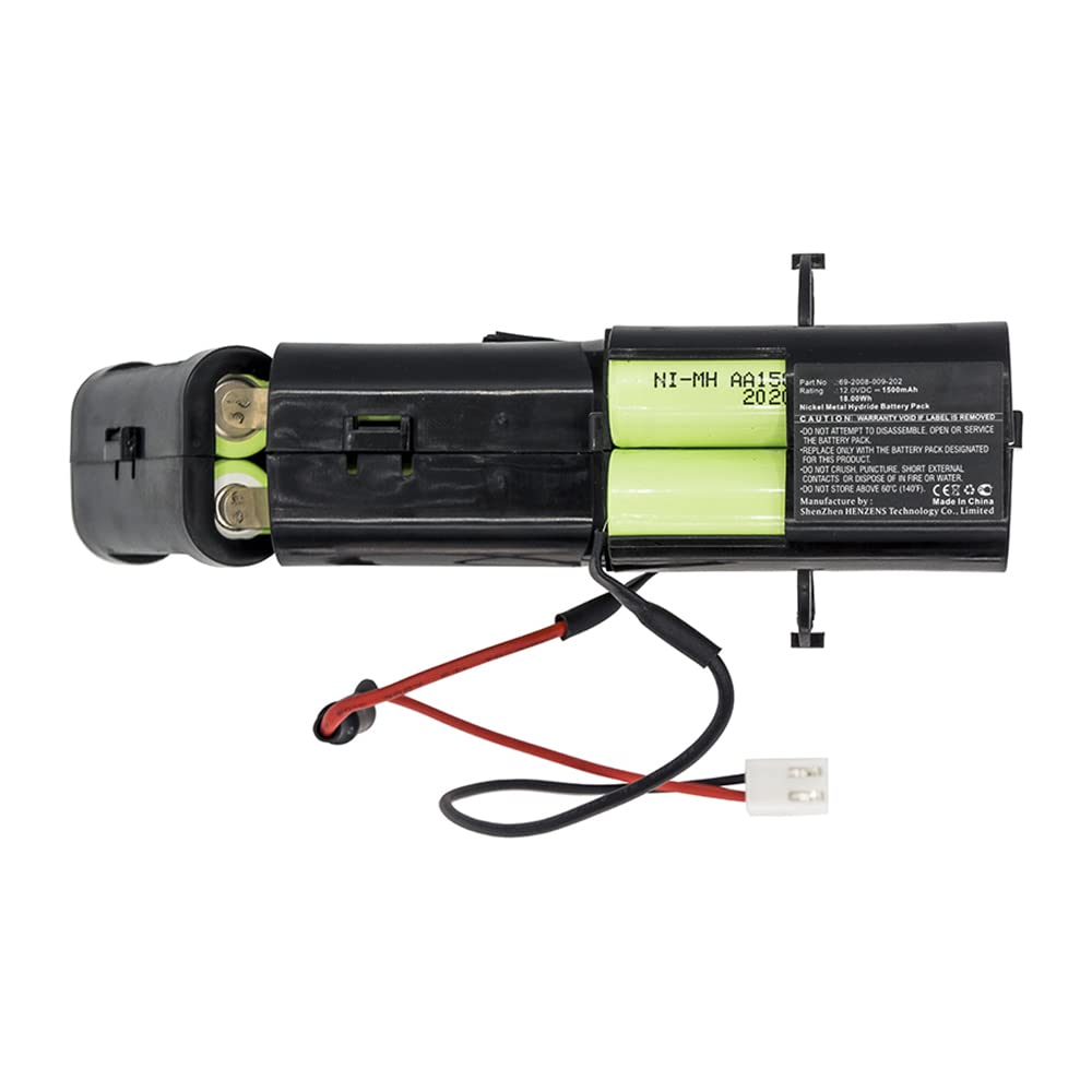 Synergy Digital Ni-MH 12V 1500mAh Replacement Battery for Philips FC6162 Vacuum Cleaner - Ultra High Capacity, Long Lasting Power for Deep Cleaning Floors, Carpets & Furniture