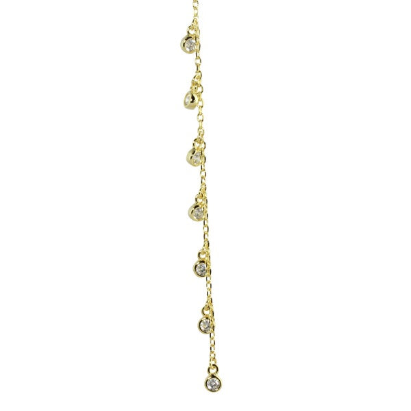 Fallon Lariat Necklace - Elegant Gold Plated Chain for Women | Perfect for Date Nights, Weddings & Special Occasions