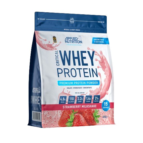 Applied Nutrition Critical Whey Protein Powder - 450g for Muscle Recovery & Growth | Post-Workout & Fitness Supplement
