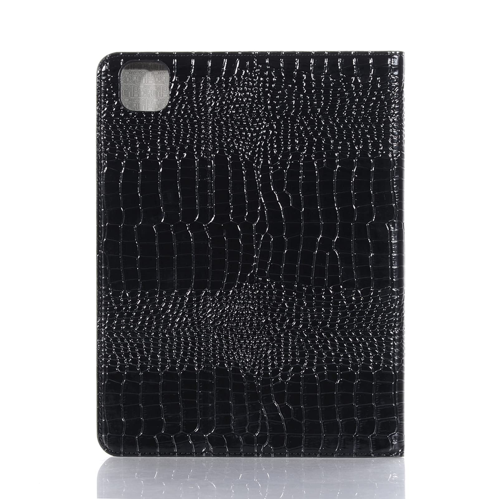 Premium Crocodile Pattern PU Leather iPad Air 4 Wallet Case with Card Slots & Hard Back Shell - Folio Stand Cover for 2018/2020/2021 iPad Pro 11