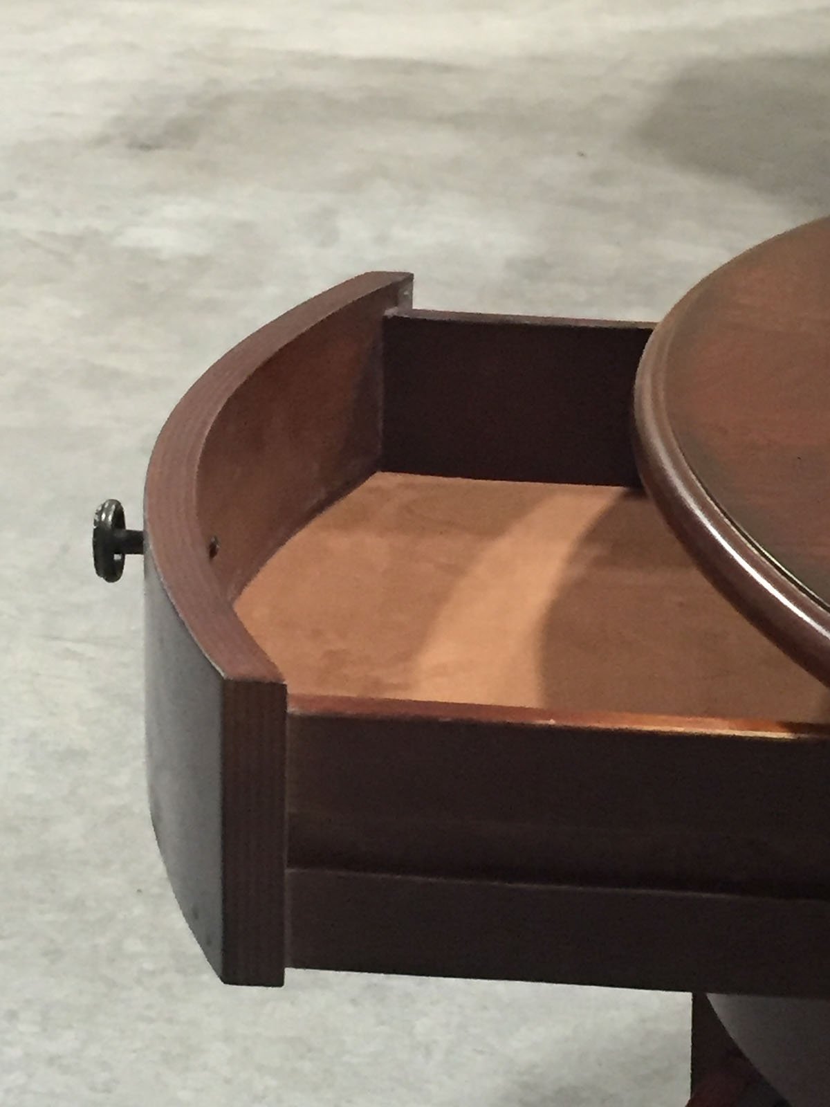 Modern Nesting Table Set with Mini Rolling Side Table - Perfect for Small Spaces, Living Room, and Home Office