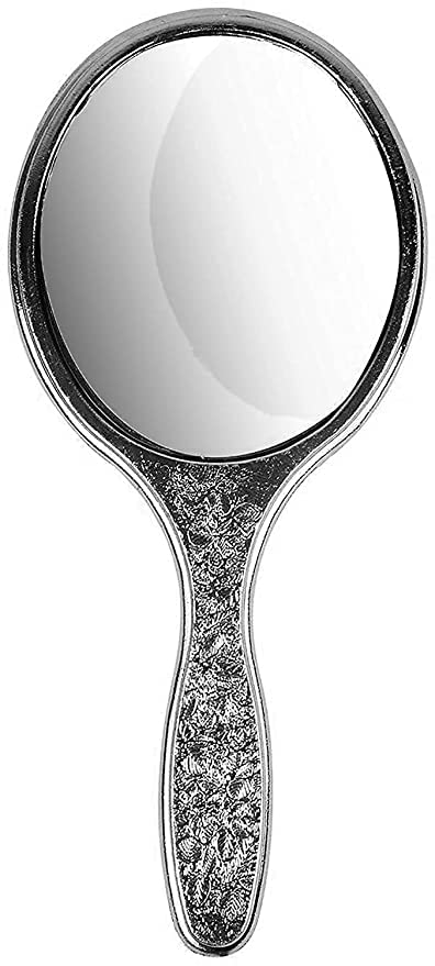BAAL Portable Hand Mirror for Makeup - Compact Travel Makeup Mirror for Men & Women - Perfect for Travel, Home, and On-the-Go Touch Ups (Pack of 1)