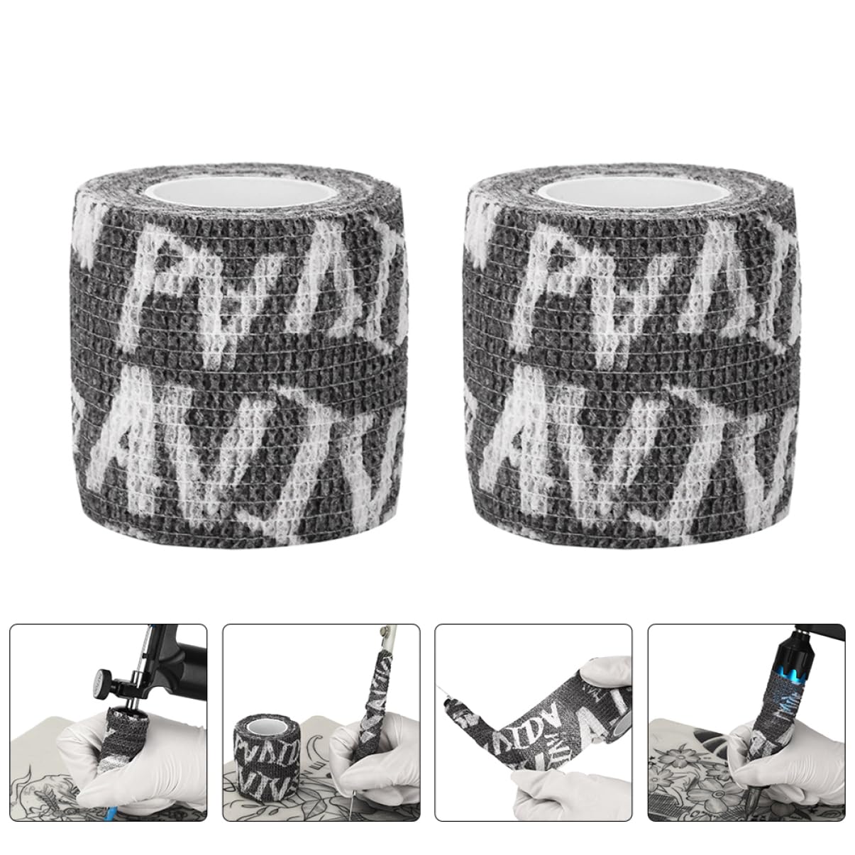Baluue 3-Pack Elastic Athletic Tape - Self-Adhesive Camo Sports Tape, Non-Woven Fabric for Injury Support & Muscle Recovery - Perfect for Running, Basketball & Gym Workouts