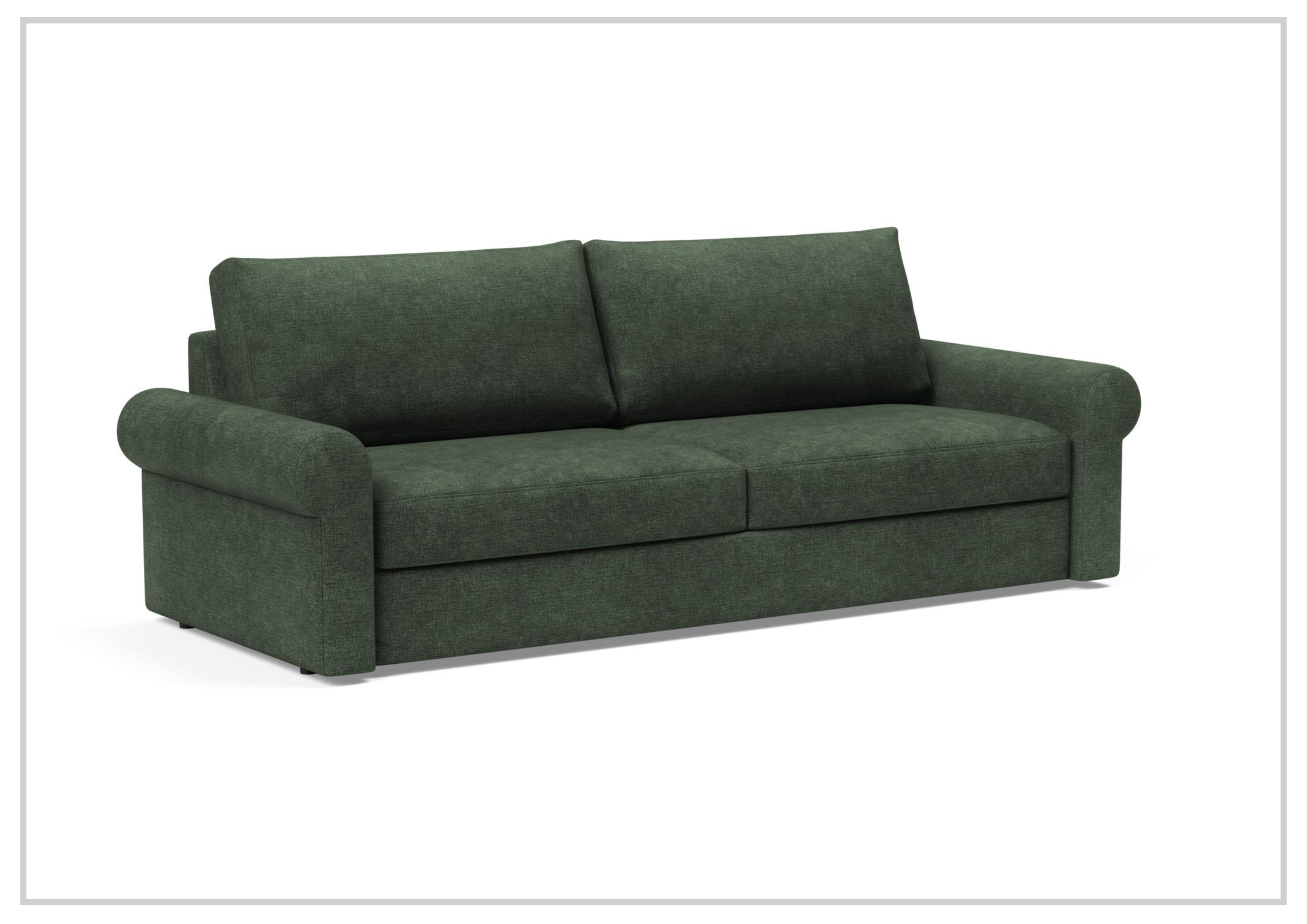 Innovation Living Vilander Full-Size Fabric Sofa Bed - Convertible Sleeper Sofa for Small Spaces, Guest Room & Apartment Living | Comfortable Modern Futon with Storage