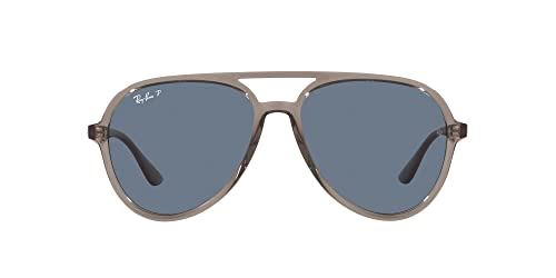 Transparent Grey/Dark Blue Polarized