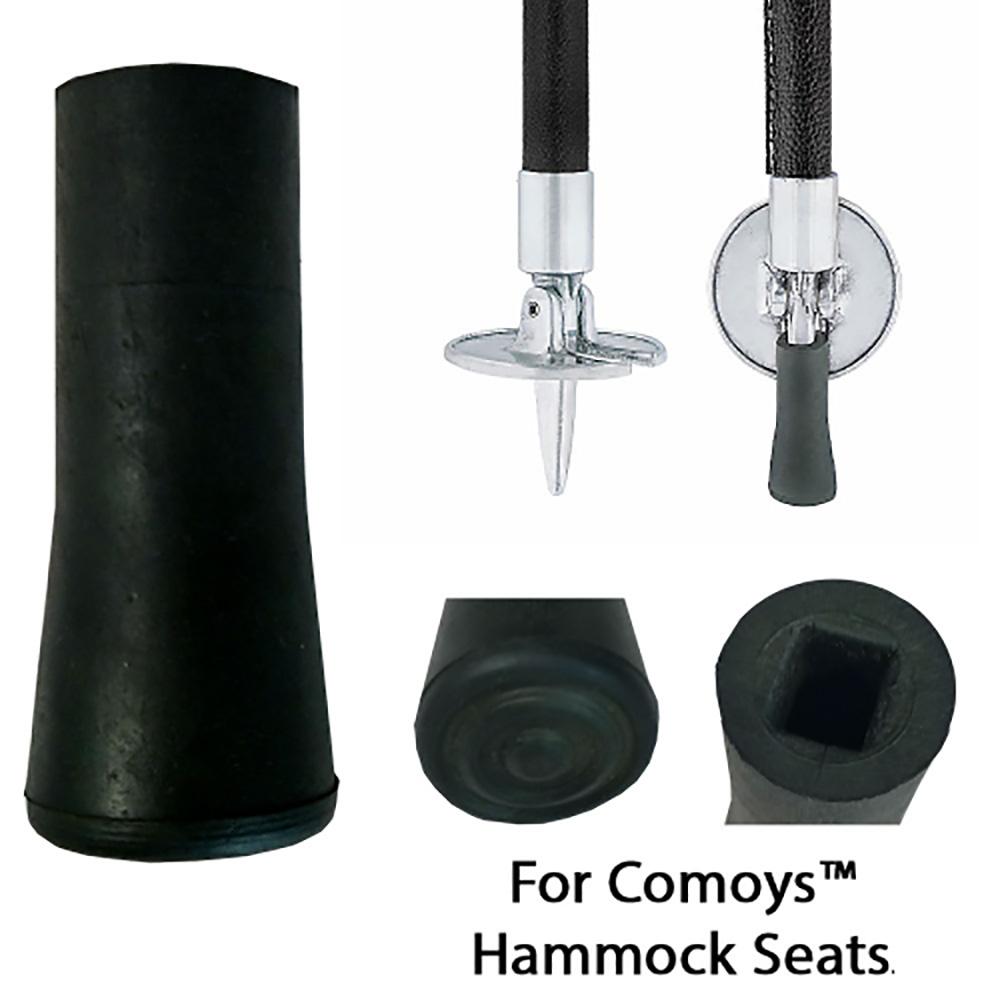 Comoys Hammock Seat Rubber Tips - Durable Non-Slip Replacement Tips for Outdoor Hammock Chairs - Perfect for Patio, Garden, and Backyard Relaxation