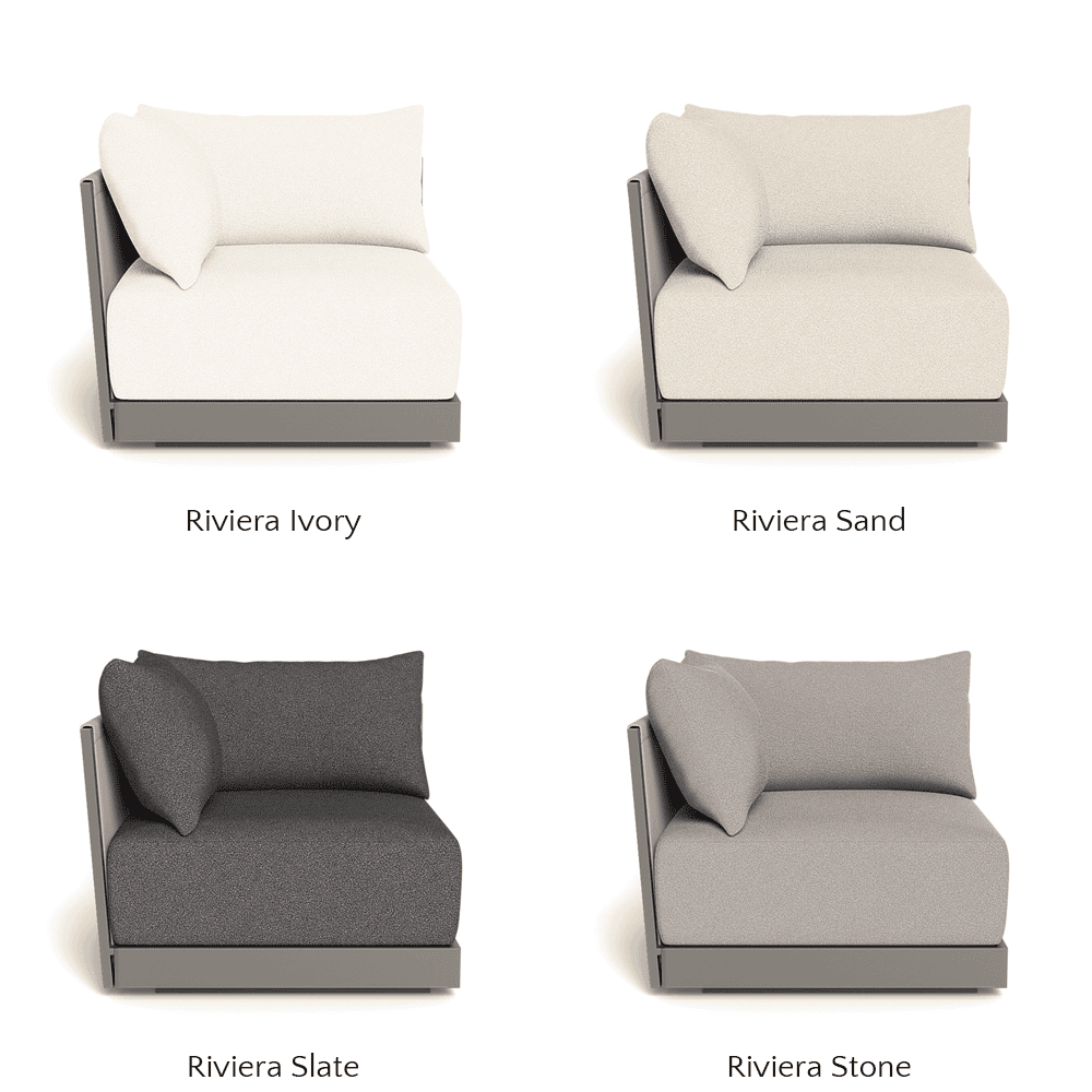Antigua Outdoor Corner Sectional Sofa Set - Waterproof Wicker Patio Furniture for Backyard, Poolside & Garden - Comfortable All-Weather Lounge Seating