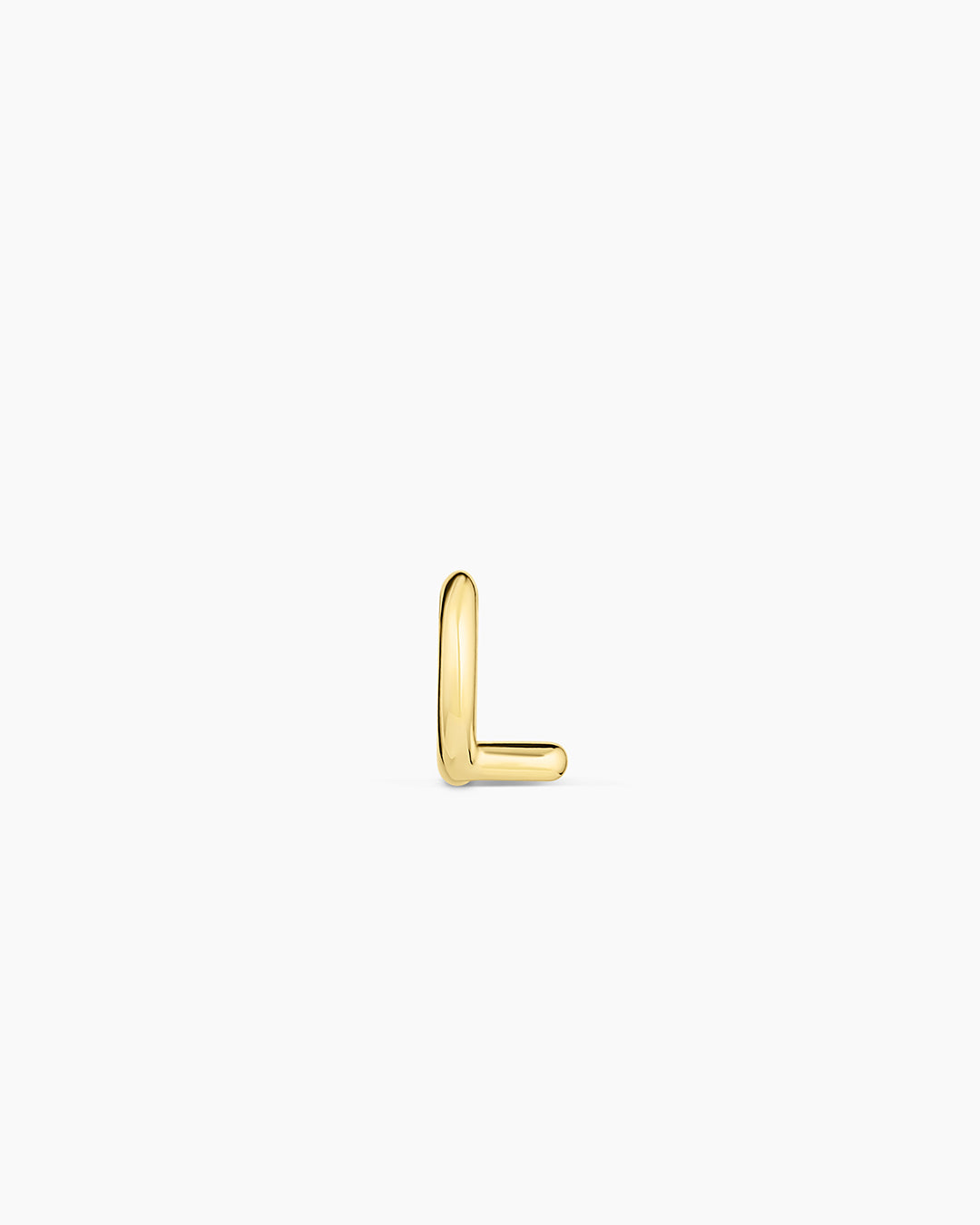 Alphabet Single Huggie Earrings - Minimalist Gold Plated Initial Letter Studs for Women - Perfect for Everyday Wear, Gifts & Special Occasions