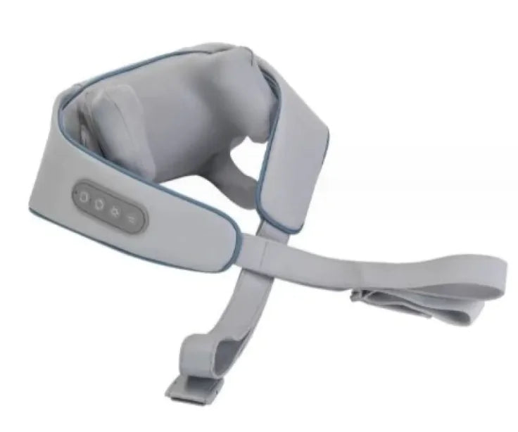 Hot & Cold Therapy Shoulder and Neck Massager for Pain Relief - Electric Heating Pad with Adjustable Straps - Perfect for Office, Travel, and Home Use