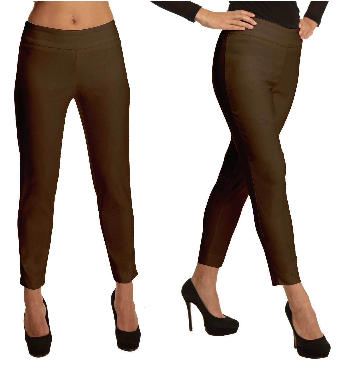 LIOR PARIS Della Women's Ankle Pants - Professional Office Work Pants for Business Casual & Formal Wear - Comfortable Stretch Dress Pants for Women (Perfect for Office, Meetings & Business Travel)