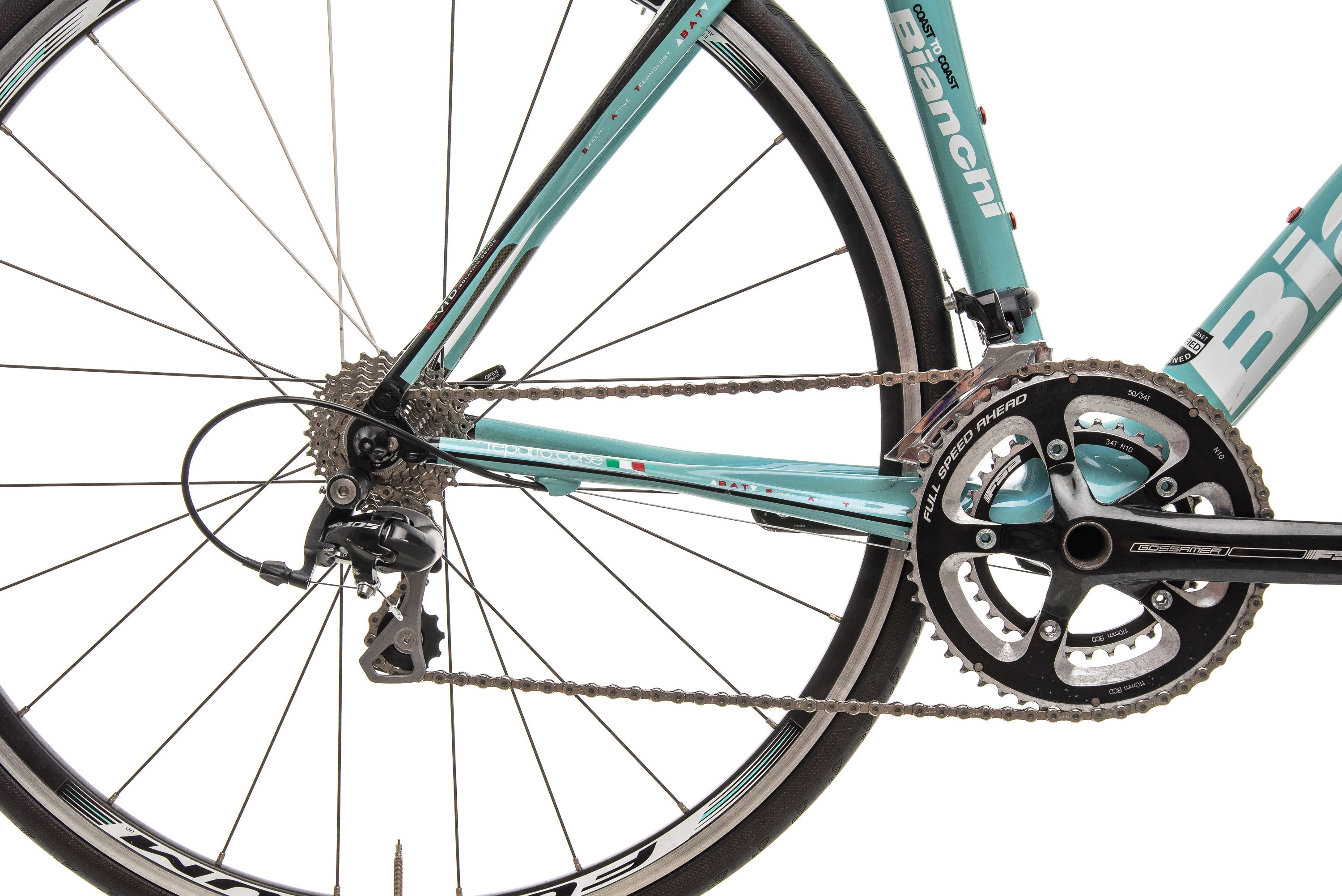 Bianchi Infinito C2C Road Bike 2012 - 53cm Carbon Frame Lightweight Racing Bicycle for Men - Perfect for Road Racing, Endurance Cycling & Commuting