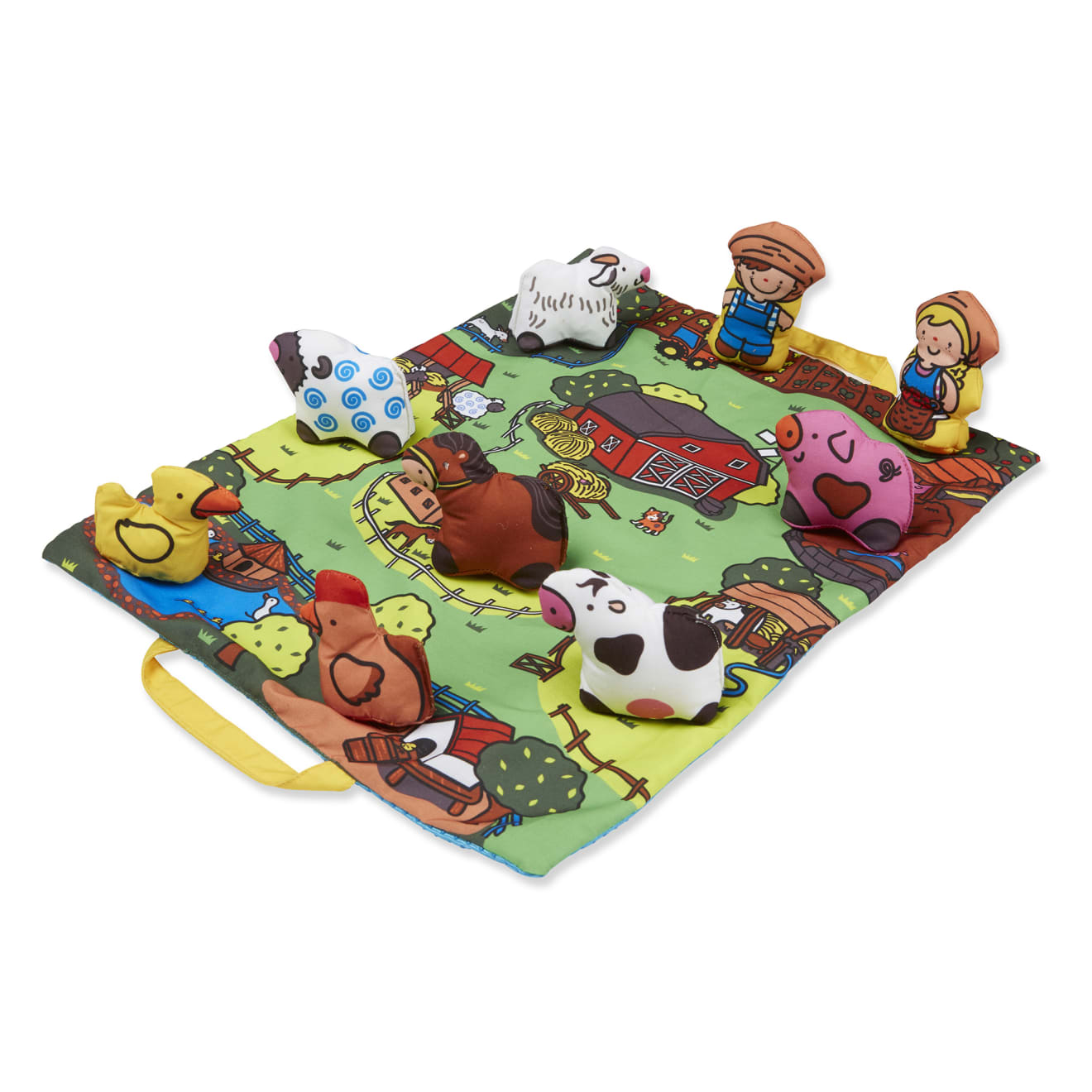 K's Kids Take Along Farm Play Mat - Portable Activity Mat for Toddlers & Infants - Perfect for Travel, Playtime & Learning at Home