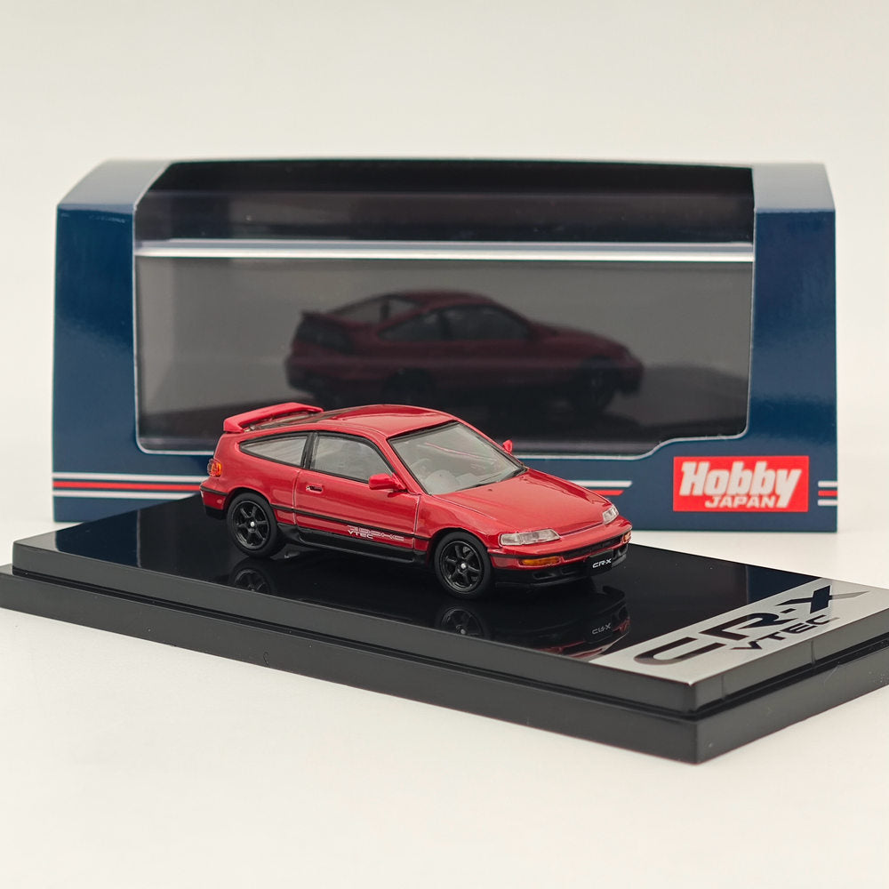 1/64 Scale Honda CR-X SiR (EF8) JDM Style Red Pearl Diecast Model Car - Collectible Miniature Vehicle for Display, Gifts, and Car Enthusiasts