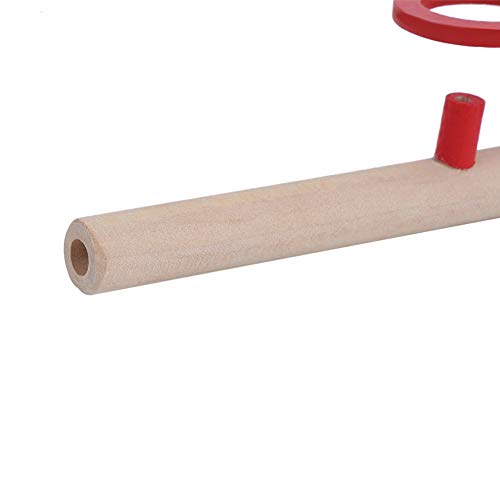 TOPINCN Floating Blow Pipe Ball Toy - Wooden Balance Blowing Game for Kids | Educational STEM Toy for Hand-Eye Coordination | Fun Party & Classroom Activity