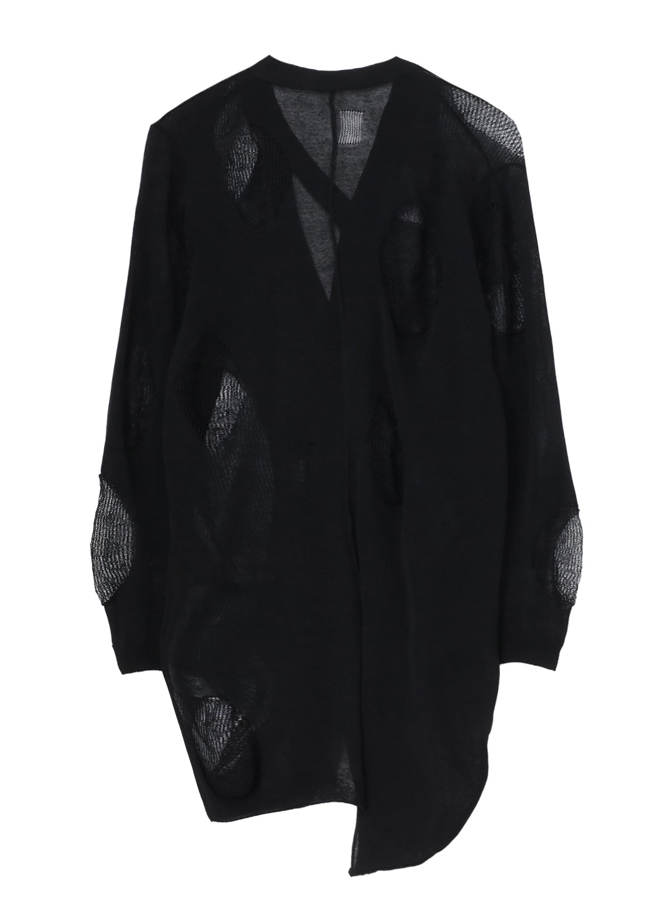 12G2P Plain Stitch + Pattern Draped D Cardigan - Women's Fashion Knitwear for Casual Wear & Office Outfits